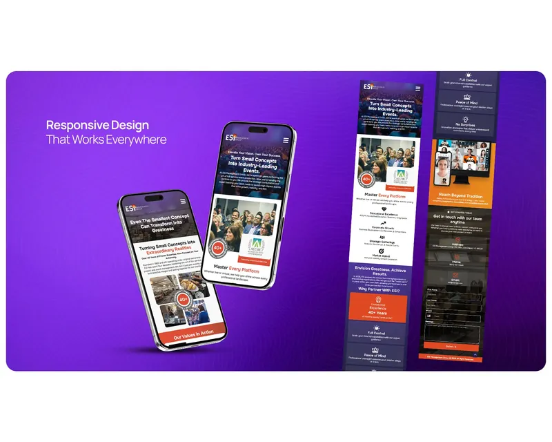 Website design for ESI Management