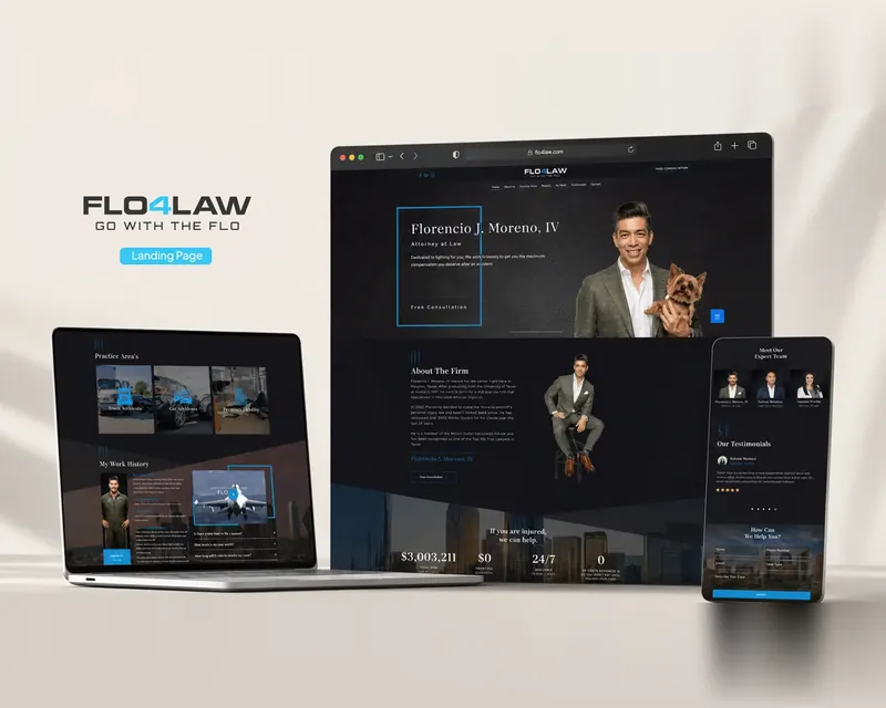Website design for Flow4Law