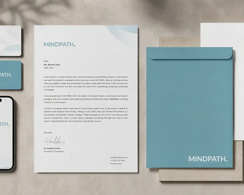 Logo and brand identity for Mindpath