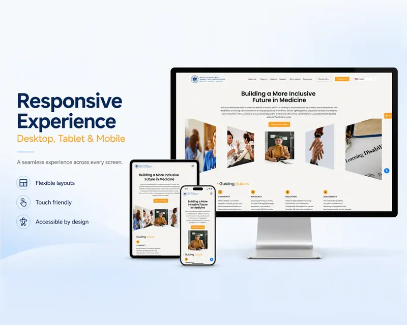 Website design for MSDCI
