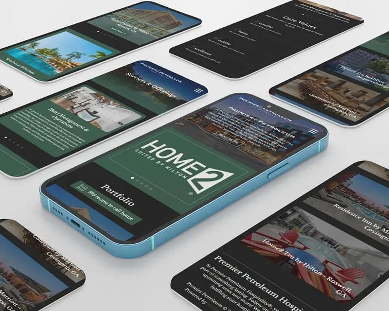 Website design for Premier Petroleum