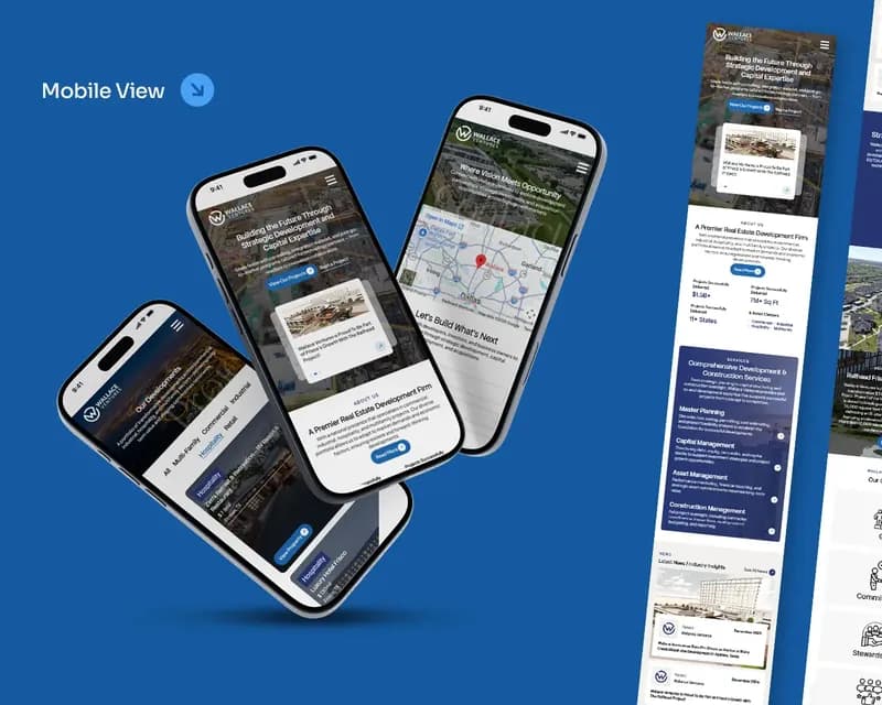 Website design for Wallace Ventures