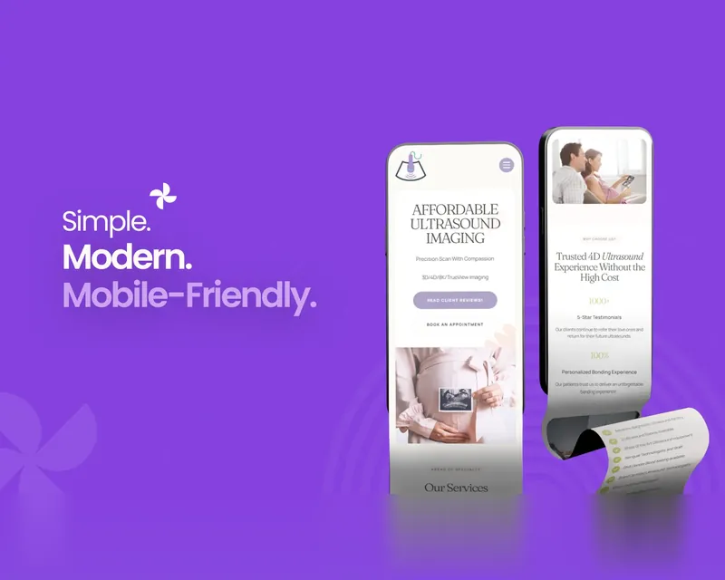 Website design for Affordable UltraSound Imaging